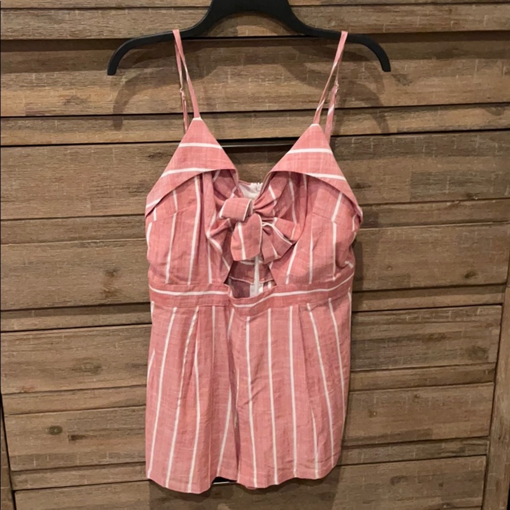Ten Sixty Sherman Striped Romper- Size L
